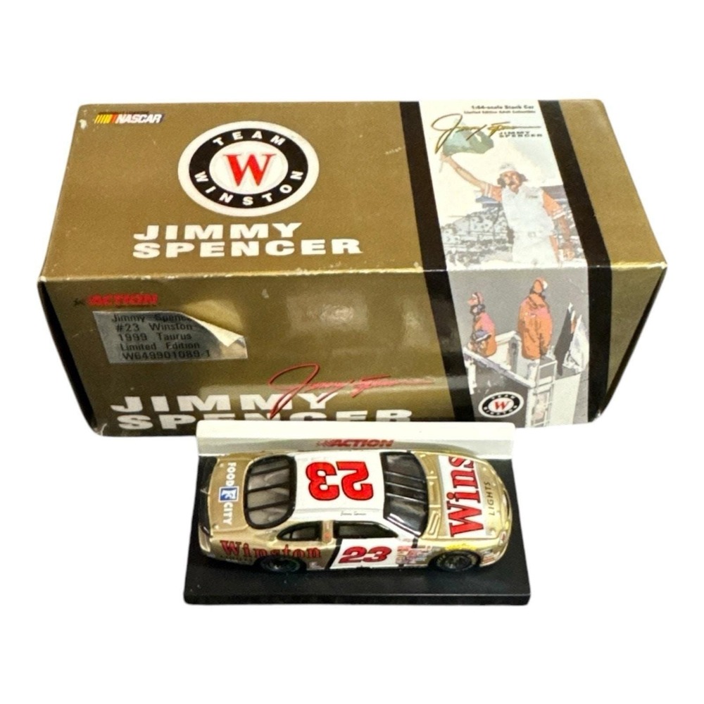 Jimmy Spencer Winston Lights Gold 1999 Taurus 1:64 Die Cast Limited Edition